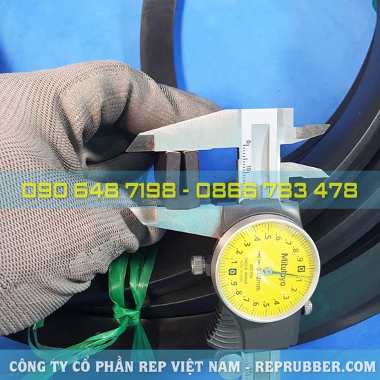 Gioăng cao su EPDM chữ U 20x13x5, khe 3mm