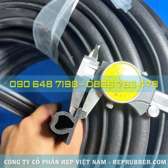 Gioăng cao su xốp EPDM 34x20x4 – Cách âm, chống rung hiệu quả