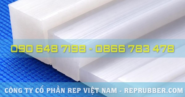 Gioăng silicon trắng vuông làm kín cho tủ điện, máy móc | CTY CAO SU REP VN