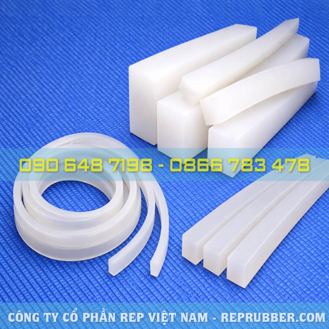 Gia công gioăng silicon trắng vuông, chữ nhật theo yêu cầu | CTY CAO SU ...