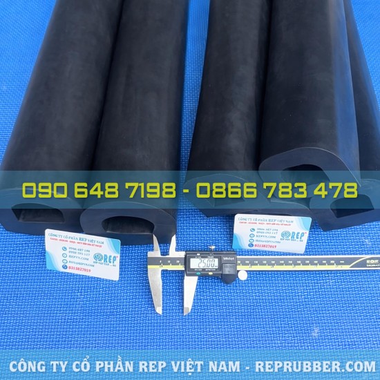 Đệm cao su chữ D theo yêu cầu – Làm kín tốt, bền bỉ, gia công đúng kích thước