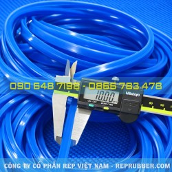 Vòng đệm silicon xanh dương chữ V – Làm kín hiệu quả, đàn hồi cao, bền nhiệt