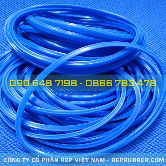 Vòng đệm silicon xanh dương chữ V – Làm kín hiệu quả, đàn hồi cao, bền nhiệt