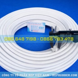 Gioăng cao su trắng chữ U – Làm kín tốt, đàn hồi cao, dễ lắp đặt