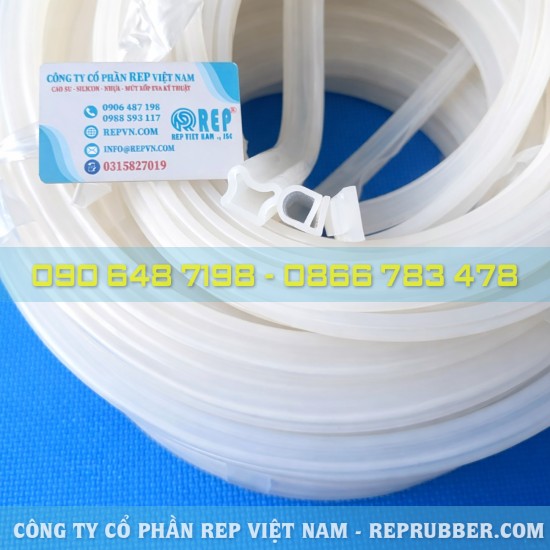 Sản xuất ron silicon chữ U, chữ E theo yêu cầu – Làm kín tốt, gia công chính xác