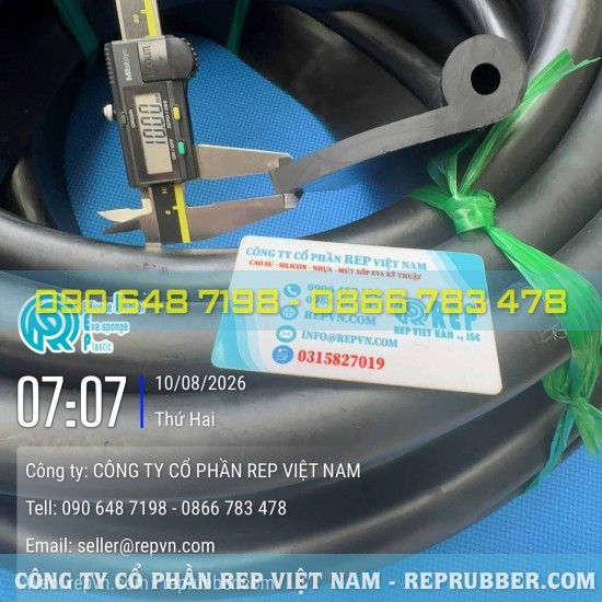 Ron cao su chữ P 100x30x10 chịu lực, chống rung và giảm chấn tốt