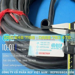 Ron cao su xốp EPDM chữ E 20x19x2 mềm nhẹ, ôm sát khe lắp đặt