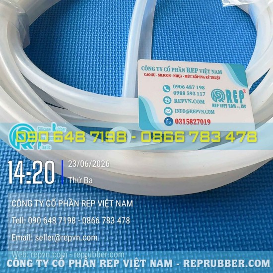 Ron silicon chữ P 28x12x2 chống nước, hạn chế bụi lọt vào khe