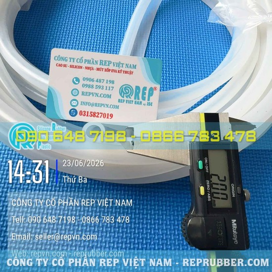 Ron silicon chữ P 28x12x2 chống nước, hạn chế bụi lọt vào khe