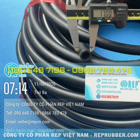 Ống cao su 12x17 giá tốt, sản xuất theo kích thước và ứng dụng