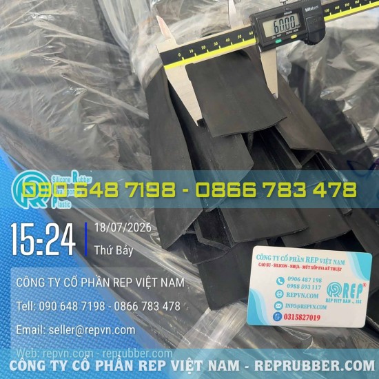 Ron cao su EPDM chữ T 60x30x5 dùng cho cửa, khung và thiết bị