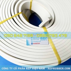 Ron cao su xốp trắng chữ nhật 10x50 làm kín, bù khe hiệu quả