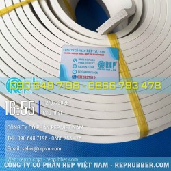 Ron cao su xốp trắng chữ nhật 10x50 làm kín, bù khe hiệu quả