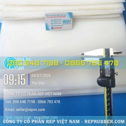 Tấm silicon trắng chịu nhiệt, đa dạng độ dày và kích thước