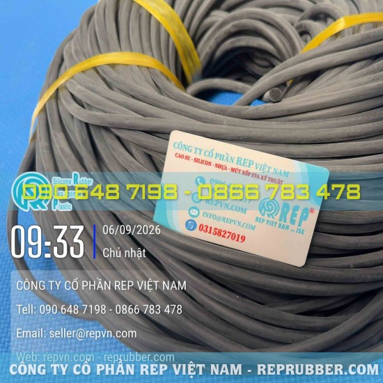 Ron cao su xốp phi 7 – Gioăng tròn 7mm cho nhu cầu làm kín