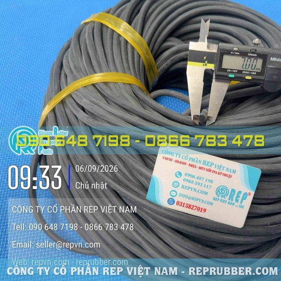 Ron cao su xốp phi 7 – Gioăng tròn 7mm cho nhu cầu làm kín