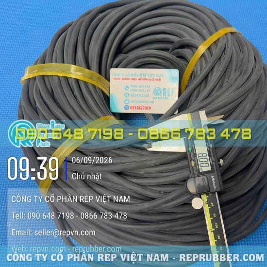 Ron cao su xốp phi 8 – Gioăng tròn 8mm theo yêu cầu