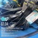 Gioăng cao su EPDM chữ U 4x23x1 khe 2mm theo yêu cầu