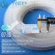 Gioăng silicon trắng chữ U 26x16x2.5 khe 21mm theo yêu cầu