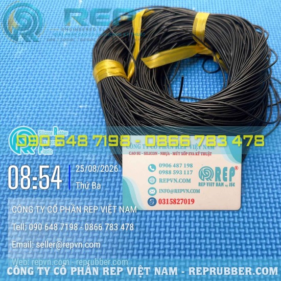 Gioăng cao su EPDM phi 1 – Gioăng tròn 1mm theo yêu cầu