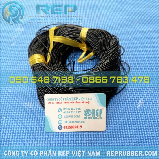 Gioăng cao su EPDM phi 1.5 – Gioăng tròn 1.5mm theo yêu cầu