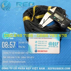 Gioăng cao su EPDM phi 1.5 – Gioăng tròn 1.5mm theo yêu cầu