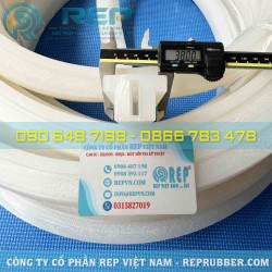 Gioăng silicon trắng chữ T 38x26.5x9 gia công theo yêu cầu