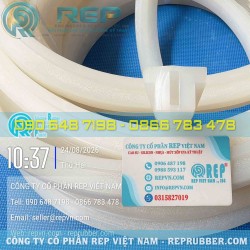 Gioăng silicon trắng chữ T 38x26.5x9 gia công theo yêu cầu