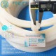 Gioăng silicon trắng chữ T 38x26.5x9 gia công theo yêu cầu