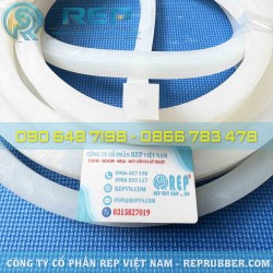 Gioăng silicon trắng vuông 20x20x8 gia công theo yêu cầu