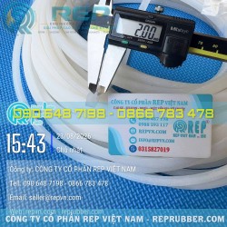 Gioăng silicon trắng chữ U 8x10x2 – Profile silicon định hình