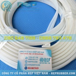 Gioăng silicon trắng chữ U 8x21x4 – Profile silicon định hình theo yêu cầu