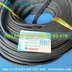Gioăng xốp EPDM vuông 5x15 đàn hồi, làm kín hiệu quả