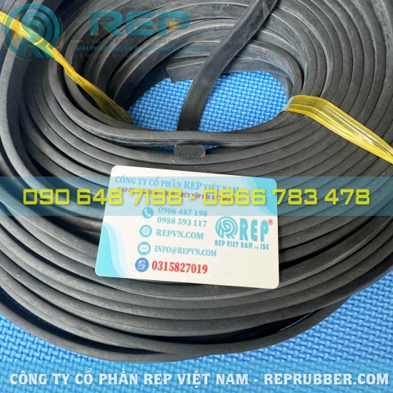 Gioăng xốp EPDM vuông 5x15 đàn hồi, làm kín hiệu quả