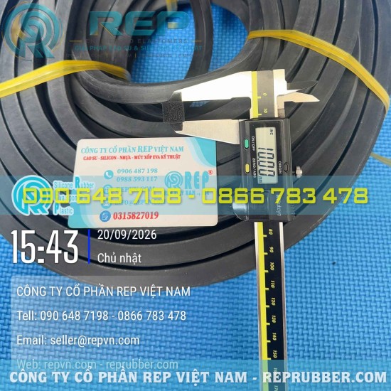 Gioăng xốp EPDM vuông 10x10 làm kín, giảm rung cho thiết bị