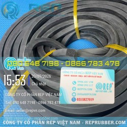Gioăng cao su xốp EPDM vuông 15x15 chống bụi, giảm rung
