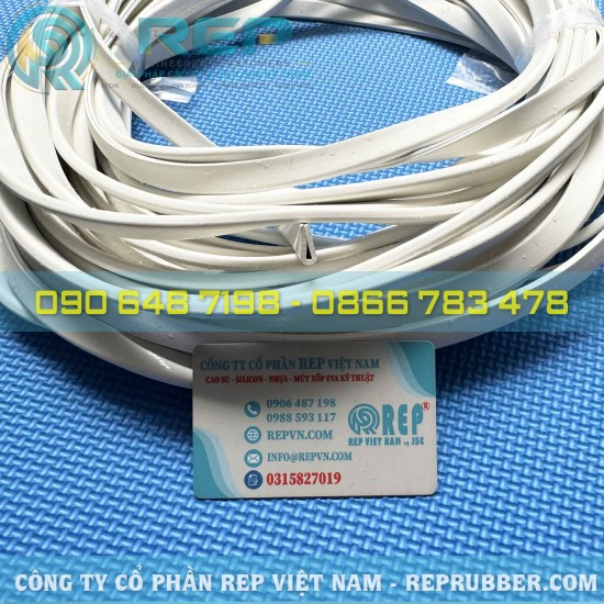 Gioăng EPDM trắng chữ U 5x12x1.5mm đàn hồi, lắp kín